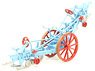 (OO) Fowler Plough Blue Red (Traction Section Only) (Model Train)
