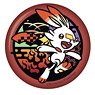 Pokemon Kirie Series Japanese Paper Style Can Badge Scorbunny (Anime Toy)