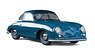 Porsche 356 Coupe 1952 Blue (Diecast Car)