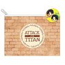 Attack on Titan Flat Pouch w/Can Badge (Anime Toy)