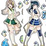 Love Live! Sunshine!! Metallic Seal Mini Aqours (Set of 9) (Anime Toy)