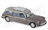 Citroen ID 19 Break 1960 Typhon Gray (Set of 4) (Diecast Car)