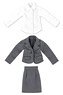 Ladies Suit Set (Gray) (Fashion Doll)