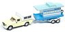 JL 1960s Studebaker Pickup in Jonquil Yellow with Houseboat (Diecast Car)