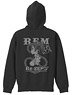 Re: Life in a Different World from Zero Profile Face Rem Zip Parka Black S (Anime Toy)