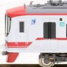 Nagoya Railway (Meitetsu) Series 1700 (New Color) + Series 3100 (First Edition / New Color) Eight Car Formation Set (w/Motor) (8-Car Set) (Pre-colored Completed) (Model Train)