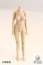Female Base Model Semi Seamless Joint Tan Middle Bust (Fashion Doll)
