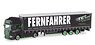 (HO) スカニア RT 低床 カーテンキャンバス セミトレーラー `TET/Fernfahrer` (鉄道模型)