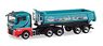 (HO) MAN TGX XL Euro 6c Round Trough Semitrailer `Schmuttermair` (Model Train)