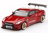 Pandem Nissan GT-R R35 GT Wing Lava Red (LHD) (Diecast Car)