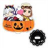 Gakuen Basara Animarukko Pear Acrylic Key Ring w/Pedestal Ieyasu Mitsunari Halloween Ver. (Anime Toy)