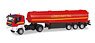(HO) Iveco Trakker 4x4 Tank Semitrailer `Fire Department Extinguishing Agent` (Model Train)