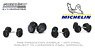 Auto Body Shop - Wheel & Tire Packs Series 3 - Michelin Tires (ミニカー)