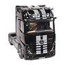 メルセデス ベンツ アクトロス 4×2 ギガスペース トラック トラクター ブラック/ストライプ (新ミラーカメラデザイン) (ミニカー)
