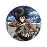 Attack on Titan Big Can Badge Mikasa Attack Ver. (Anime Toy)