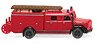 (HO) Fire Brigade - LF 16 (Magirus) (Model Train)