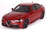 Alfa Romeo Giulia 2015 Quadrifoglio Rosso Competizione (with Case) (Diecast Car)