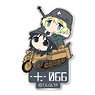 Girls` Last Tour Chito & Yuri on Kettenkrad Wappen (Removable) (Anime Toy)