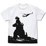 Godzilla `62 All Print T-Shirt White S (Anime Toy)