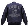 Dragon Ball Z Capsule Corporation MA-1 Jacket Navy S (Anime Toy)