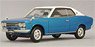 Nissan Laurel 2000GX 2door Hardtop 1970 Heroic Blue Leather Top (Diecast Car)