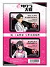 Project Sakura Wars IC Card Sticker Set 01 Seijuro kamiyama & Sakura Amamiya (Anime Toy)