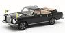 Mercedes-Benz 300SEL Landaulet Vatican Open 1967 Black (Diecast Car)