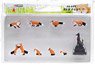 Figuanimal Japanese Animal 1/87 Red fox (10 Pieces) (Model Train)