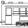 1/80(HO) Hiroden Type 2000 Single Car Style Kit (Unassembled Kit) (Model Train)