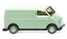 (HO) DKW Speed Van Box Van White-Green (Model Train)