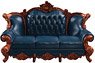 Classic Sofa 3P Blue (Fashion Doll)