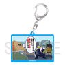 African Office Worker Words Acrylic Key Ring Lizard & Toucan (Anime Toy)
