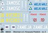 Polish Sherman Italian Campaign Polish Second Army 1945 Vol.2 (Decal)