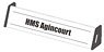 Nameplate for HMS Agincourt (for Flyhawk FH1310) (Plastic model)