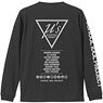 Love Live! muse Pattern Long Sleeve T-Shirt Bkack S (Anime Toy)