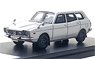 Subaru Leone Estate Van 4WD (1972) Silver (Customize Color) (Diecast Car)