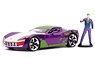 Corvette Stingray 2009 w/ Joker Figure (DC Bombshells) (Diecast Car)