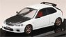 Honda Civic Type R (EK9) Custom Version/Carbon Bonnet Championship White (Diecast Car)