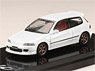 ホンダ CIVIC (EG6) カスタムバージョン ホワイト (ミニカー)