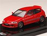 ホンダ CIVIC (EG6) カスタムバージョン レッド (ミニカー)