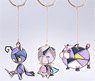 Kingdom Hearts Stained Glass Key Ring Set (Anime Toy)