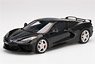 Chevrolet Corvette Stingray 2020 Black / Midnight Gray Stripe (Diecast Car)