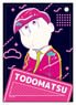 Osomatsu-san the Movie Popdeco. Series Synthetic Leather Pass Case Todomatsu (Anime Toy)