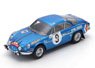 Alpine A110 No.9 2nd Monte Carlo Rally 1971 J-L.Therier M.Callewaert (ミニカー)