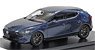 Mazda3 Fastback (2019) Deep Crystal Blue Mica (Diecast Car)