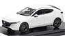 Mazda3 Fastback (2019) Snowflake White Pearl Mica (Diecast Car)