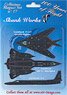 Aircraft Fridge Magnets Set Skunk Works (Set of 3) (Military Diecast)