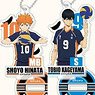 Stand Mini Acrylic Key Ring Haikyu!! Vol.2 (Set of 10) (Anime Toy)