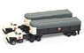 (N) 1954 Ford Tractor/Covered Wagon Set US Steel (Set of 2) (Diecast Car)