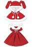 45 Usamimi Santa Set (Red) (Fashion Doll)